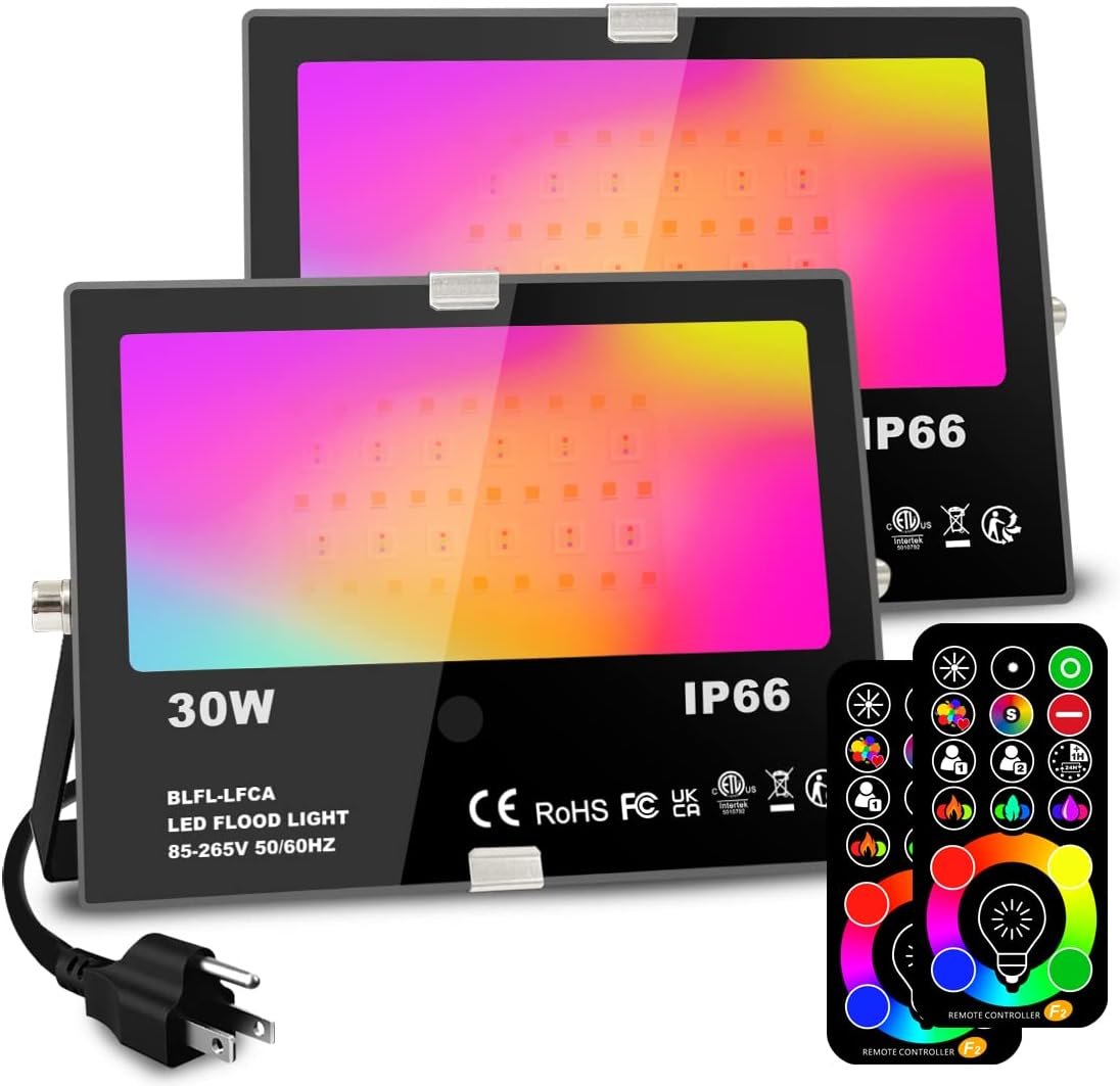 The ChromaFlood 30 | Smart Outdoor Scene-Setter